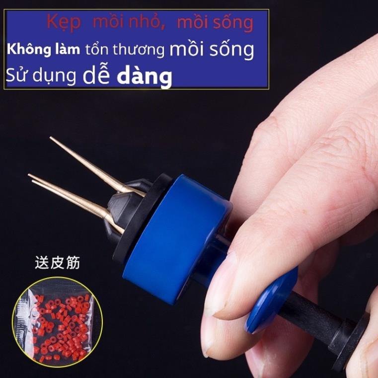 Kẹp gắp trùng giun, Mồi viên câu cá