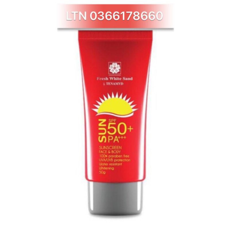 [Chính Hãng] Kem Chống Nắng Dưỡng Trắng Da Toàn Thân Tenamyd Canada - TENAMYD SUNSCREEN SPF 50+/PA+++ - 50ml