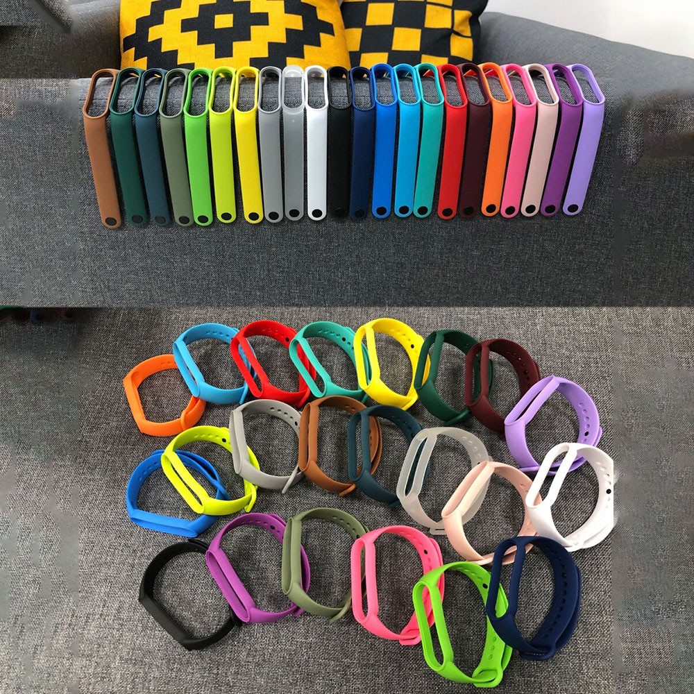 Dây cao su thay thế cho Vòng đeo tay Xiaomi Mi Band 5, không phù hợp Miband 3, Mi band 4