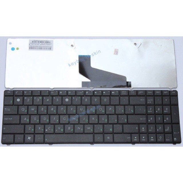 (KEYBOARD) BÀN PHÍM LAPTOP ASUS K53 (CÁP THẲNG) dùng cho K53S K53BE K53BR K53BY K53TA K53TK K53U K53Z (Cáp thẳng)