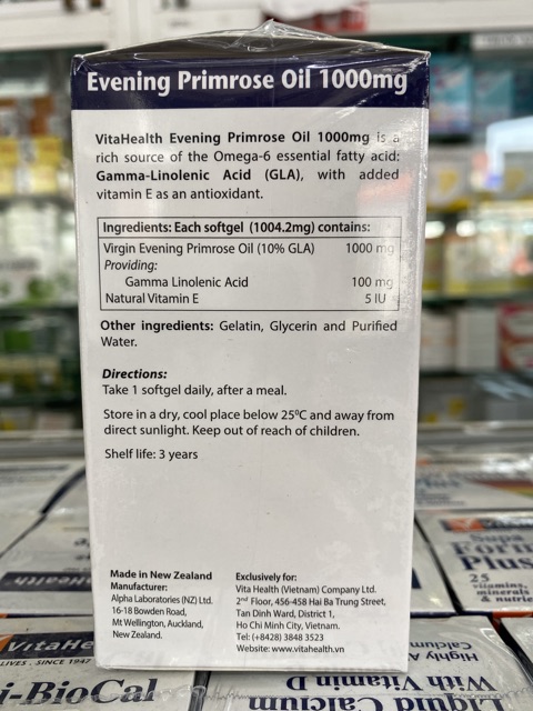 Viên Uống Vitahealth Evening Primrose Oil 1000Mg 60 Viên-0304797