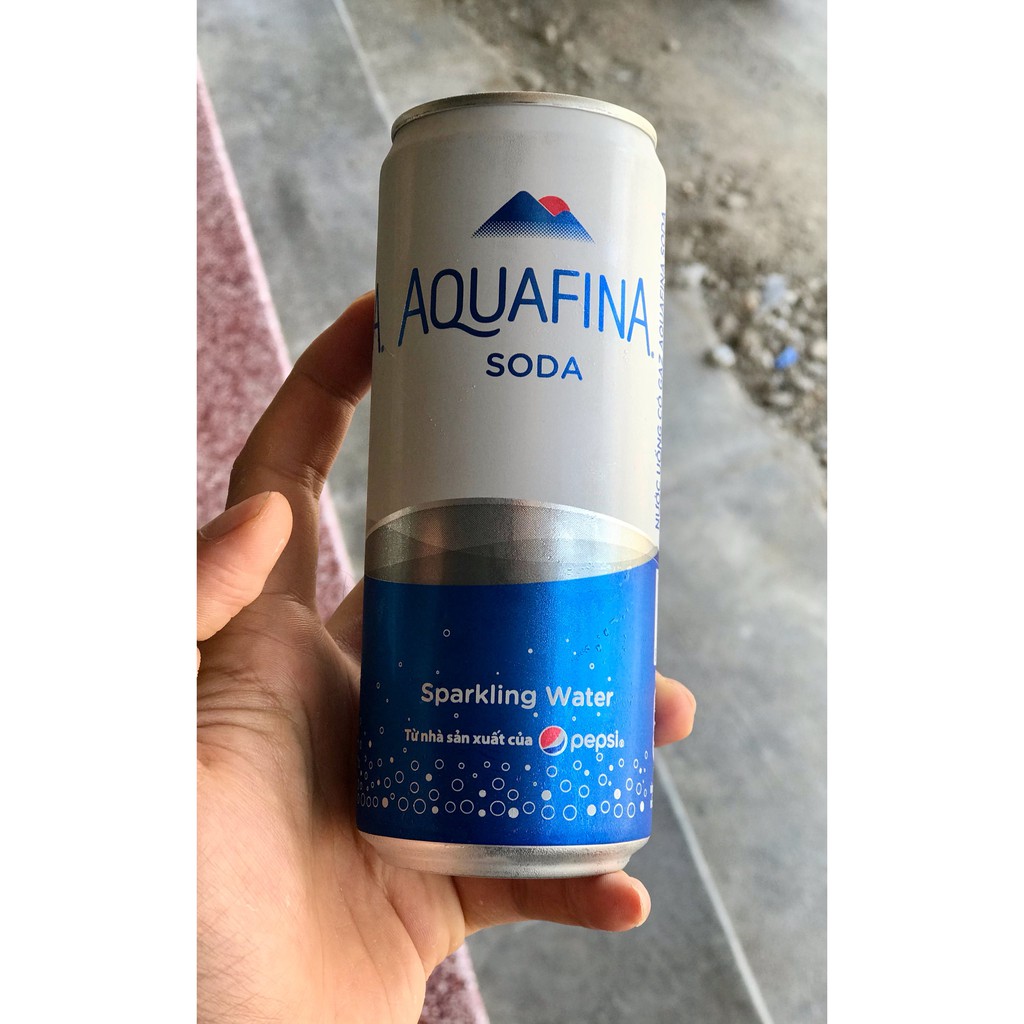 Lốc 6 lon Nước Uống Có Gas Aquafina Soda (320ml/Lon)