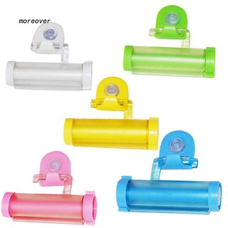 MORE☼Useful Plastic Rolling Tube Squeezer Toothpaste Easy Dispenser Bathroom Holder