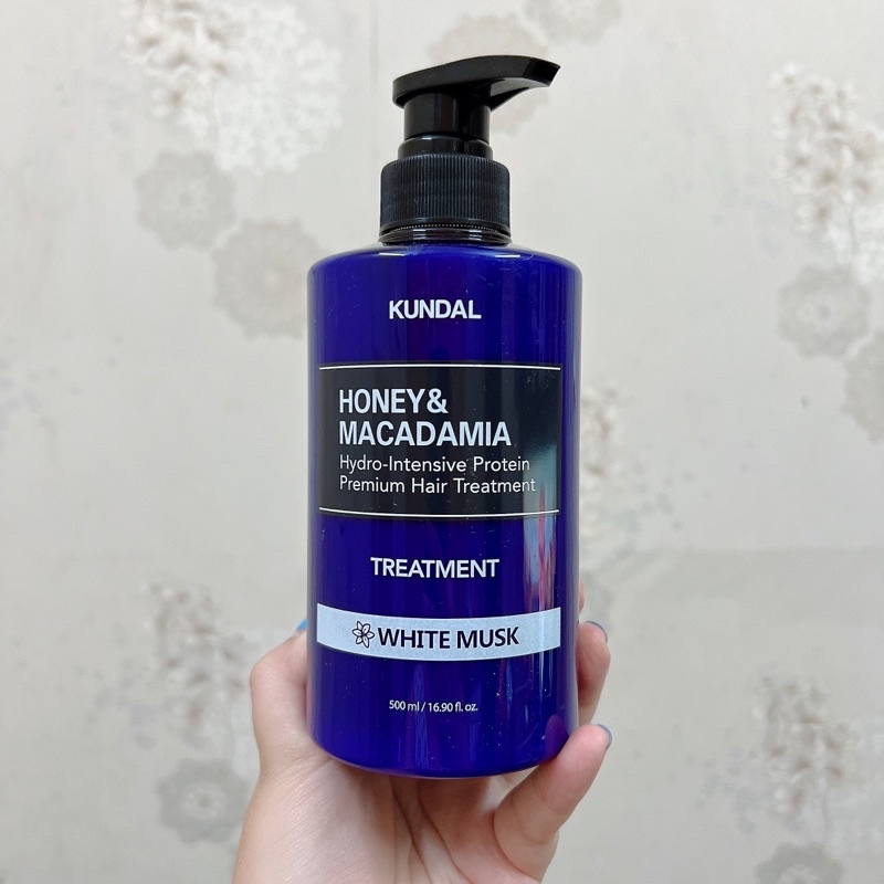 Kem Ủ Tóc Kundal Honey & Macadamia Hair Treatment Hương White Musk - Hoa Xạ Hương Trắng 500ml