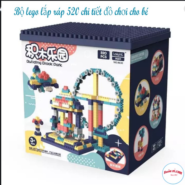 Bộ Ghép Hình Lego 520 Chi Tiết Cho Bé - br00627