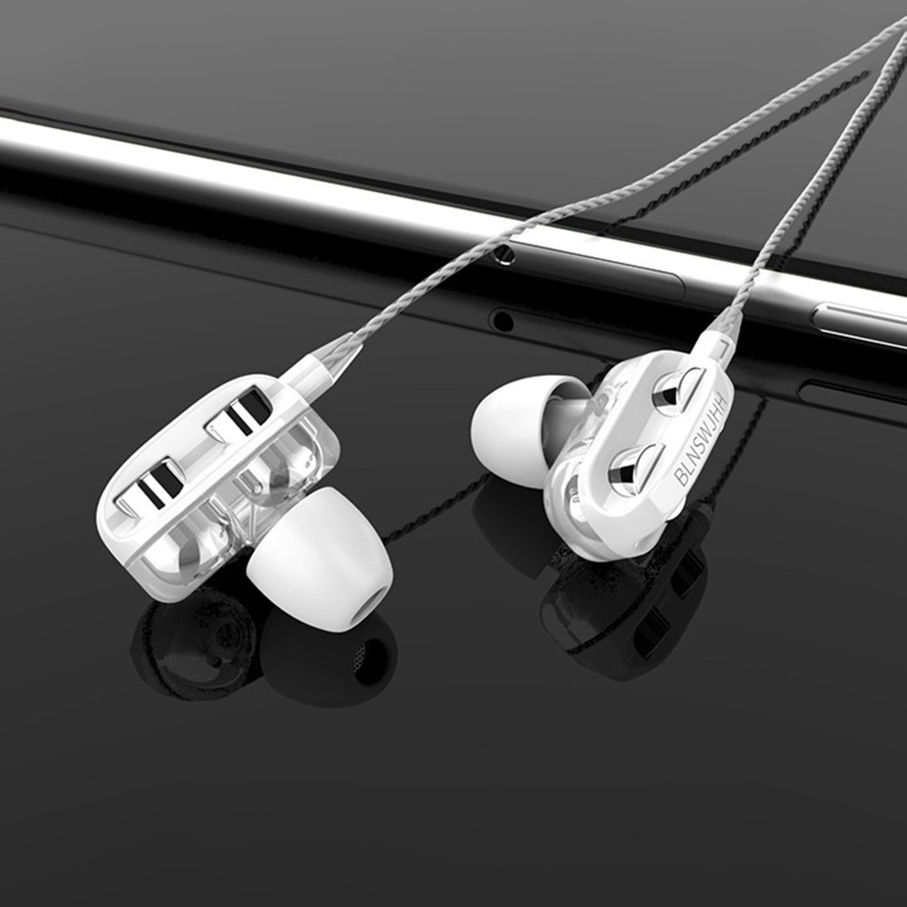 Tai Nghe Nhét Tai Hifi Dây Âm Thanh Siêu Trầm Có Micro