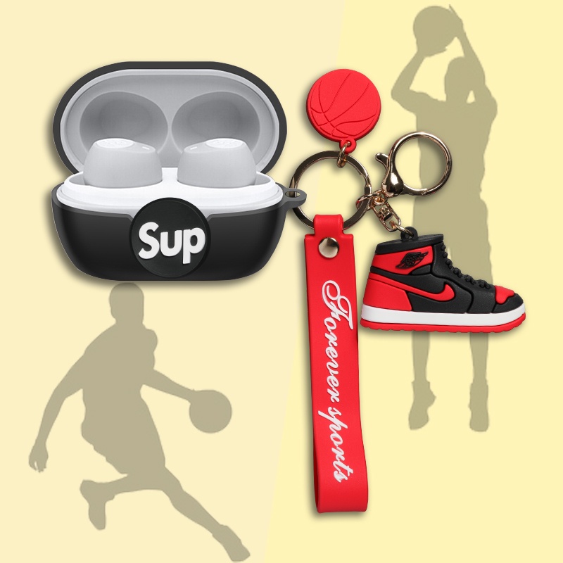 JBL Tune115 TWS Case Cartoon Burger Keychain Pendant JBL T115 Silicone Soft Shell Cover Cute Pokémon Pikachu Crayon Shin-chan JBL TUNE115 TWS Headphone Case Cover Shockproof Shell Cover Creative Astronaut JBL T115 TWS Cover