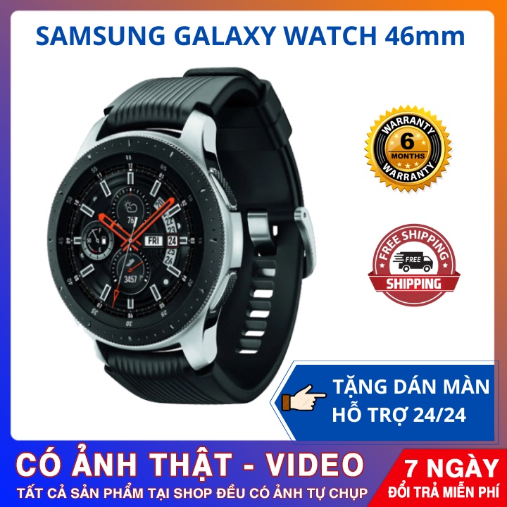 Đồng hồ thông minh Samsung Galaxy Watch 46mm - Tặng dán màn hình