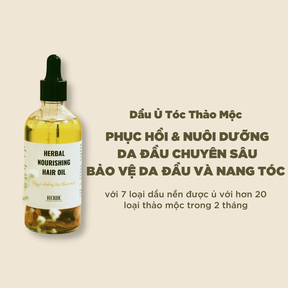 DẦU Ủ TÓC THẢO MỘC TỰ NHIÊN PHỤC HỒI DA ĐẦU TÓC HƯ TỔN VÀ MỀM TÓC LÂU DÀI - handmade