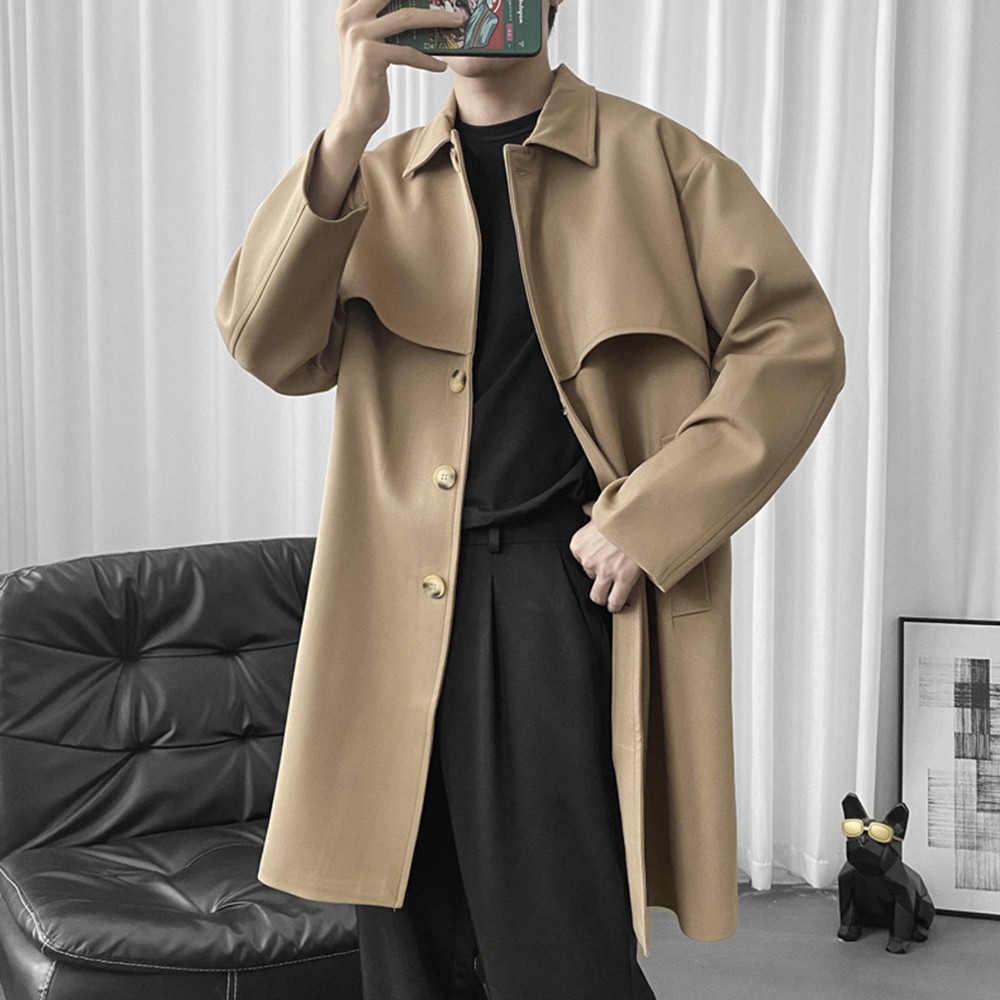 Áo Khoác Nỉ Nam Dáng Dài Đơn Giản Kiểu Dáng Mangto Thời Trang Thu Đông SEPTEMBERGIRL1989 AO KHOAC NAM 9000041C