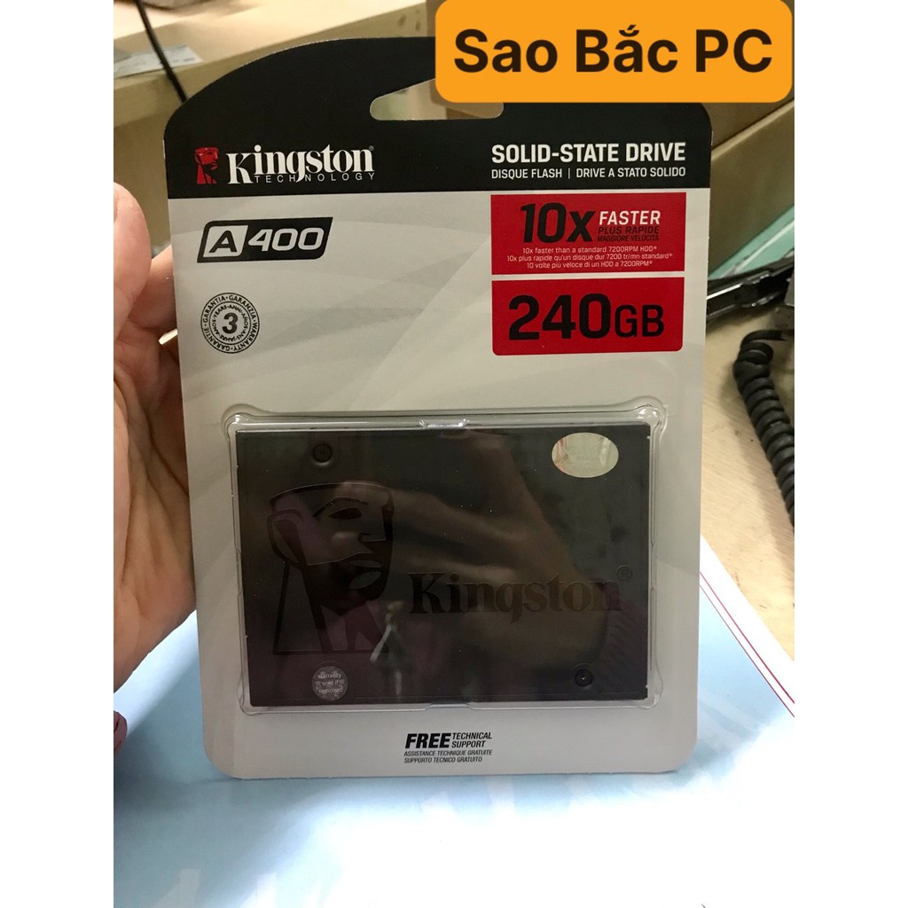 Ổ cứng SSD KINGSTON 240GB A400- hàng mới chính hãng