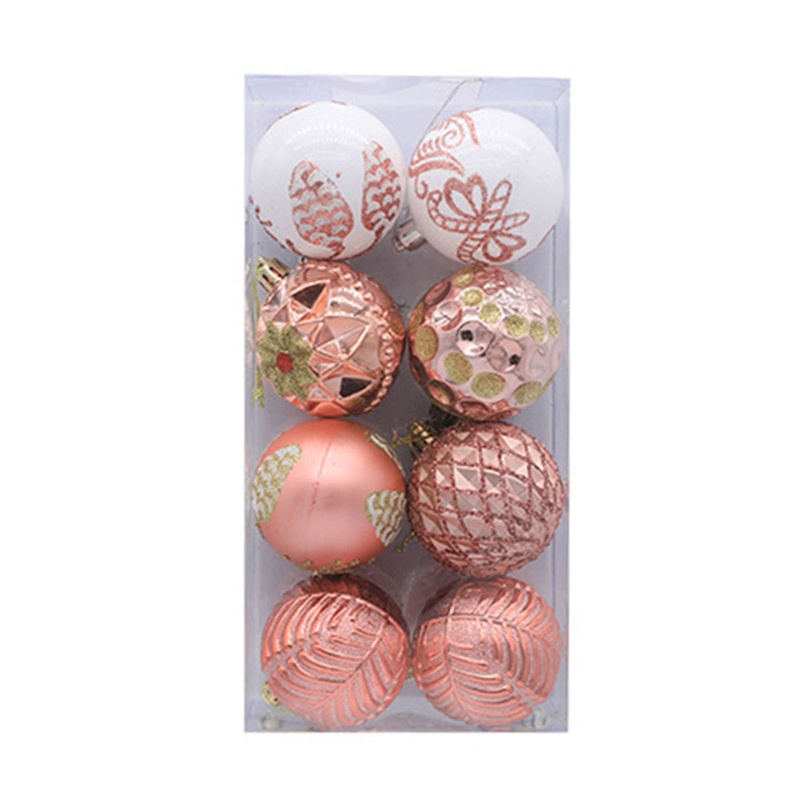 Set 8 Trái Châu Trang Trí Cây Thông Noel