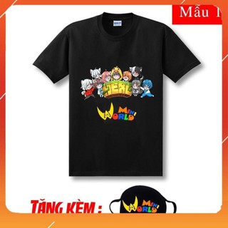 🔥HOT🔥 BST áo phông Mini World - Hero Team đẹp giá rẻ nhất cho các bạn trẻ ( tặng kèm bịt mặt )