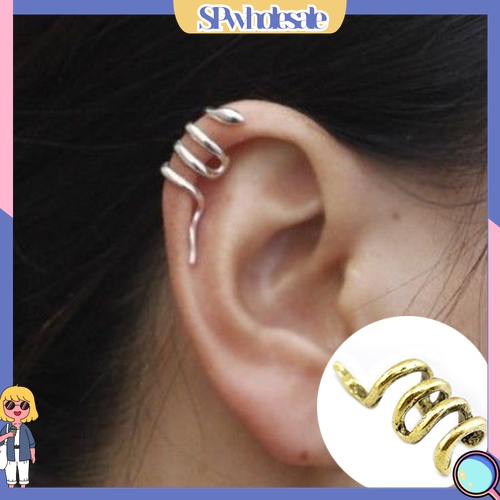 Khuyên đeo vành tai hình con rắn mini thời trang cá tính dành cho nữ