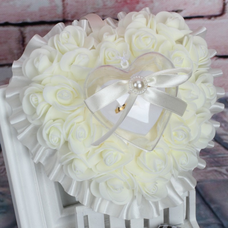 Hộp nhẫn gối để nhẫn cưới