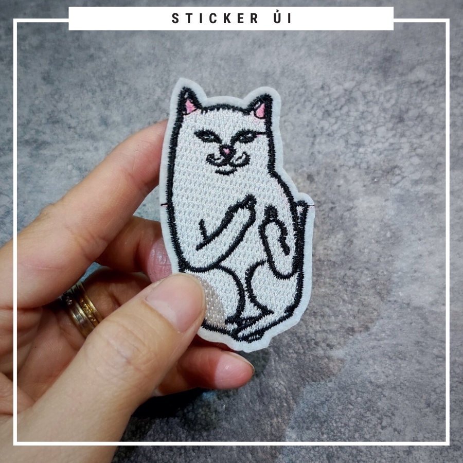 Sticker ủi áo Cao cấp - CÓ SẴN KEO ỦI - sticker vải dùng làm miếng vá áo, phụ kiện trang trí quần áo, balo, giày, nón