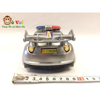 [Hàng Việt Nam] Xe Cảnh Sát Long Thủy Pin Nhạc Đèn