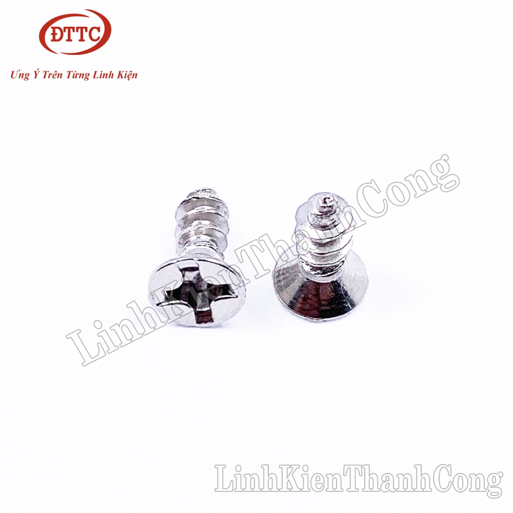 Vít M3 8mm Mũ Phẳng (Gói 100 chiếc)