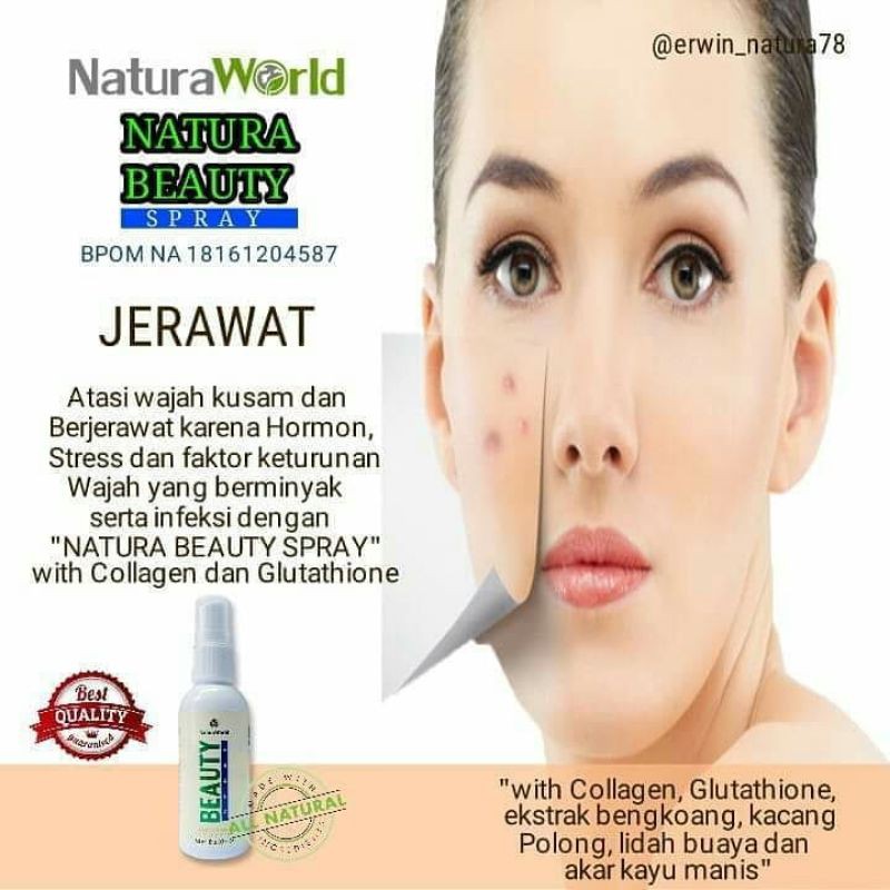 Chai xịt trang điểm Natura Beauty NBS chính hãng 100% | BigBuy360 - bigbuy360.vn