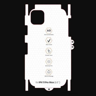 Miếng Dán PPF Mặt Sau Nhám Chống Vân Tay Cho iPhone 11, iPhone 11 Pro, iPhone 11 Pro Max