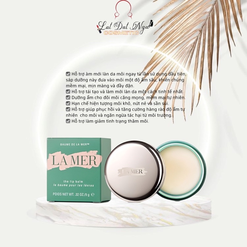 Sáp dưỡng La Mer The Lip Balm hũ 9g (  Sản  Phẩm  Chính  Hãng  )