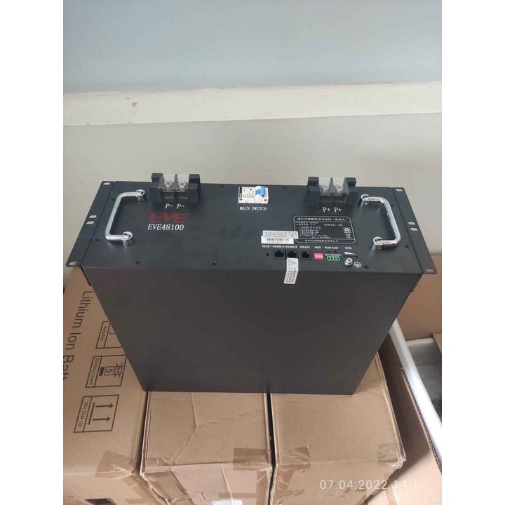 Pin Lithium EVE48100 48V 100Ah LiFePo4 hàng chính hãng.