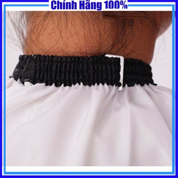 Áo choàng cắt tóc Tony &Guy  có chun ở cổ co giãn, khăn choàng cắt tóc dùng cho gia đình và salon