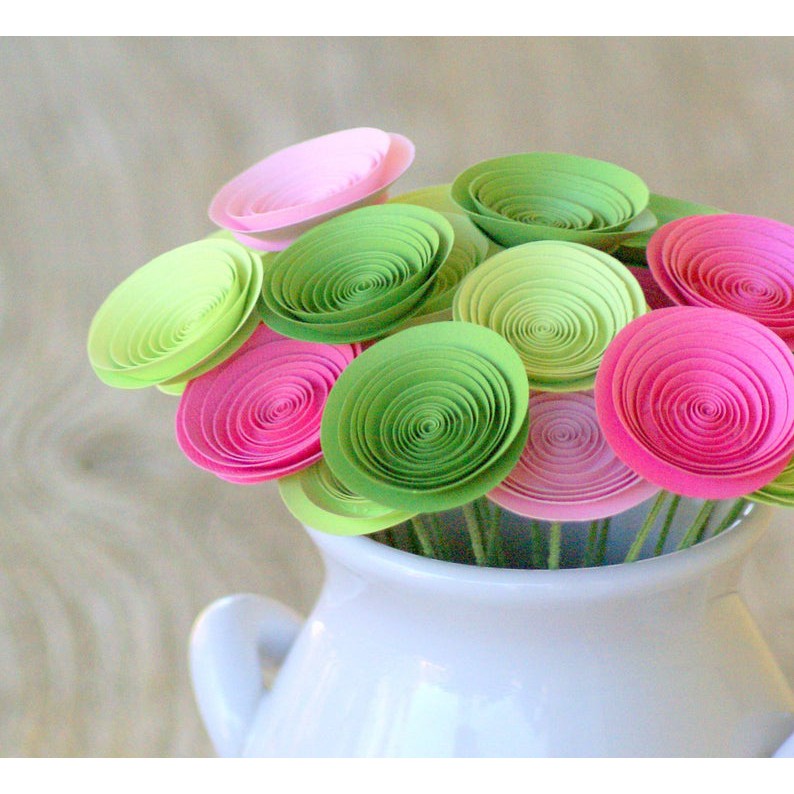 Khuôn Thép, Khuôn Cắt Hoa Xoắn Ốc 2 Size To Nhỏ