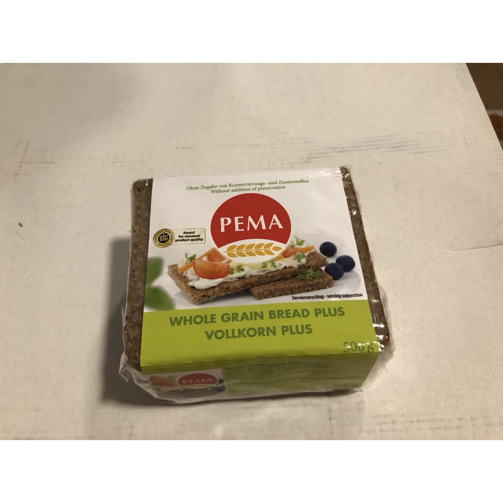 Bánh mỳ đen PEMA ngũ cốc 500G Của Đức