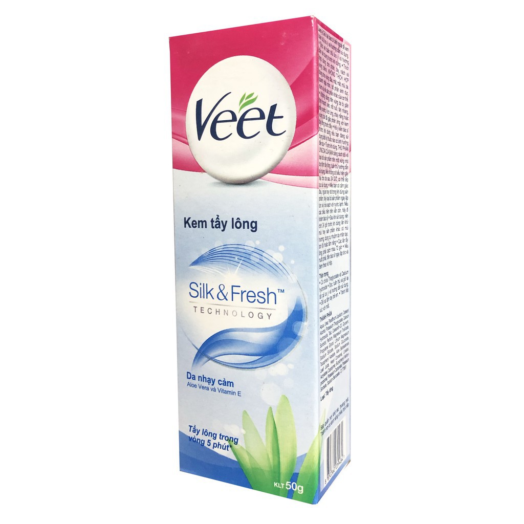 Kem Tẩy Lông Veet Silk & Fresh Tuýp 50g