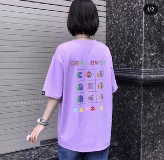 🔥Áo Thun Tshirt Form Rộng Game Over Icon