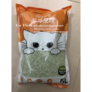 Cát vệ sinh cho Mèo - Cát Đậu Phụ - Cát xả bồn cầu