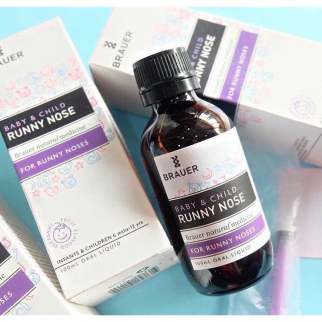 Siro mũi Brauer Runny Nose cho bé từ 6 tháng - 100ml