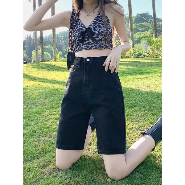 Quần ngố nữ xuông vải baggy thoáng mát cho mùa hè !