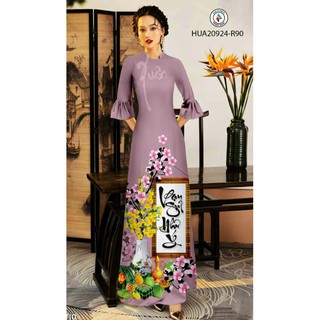 vải áo dài tết
