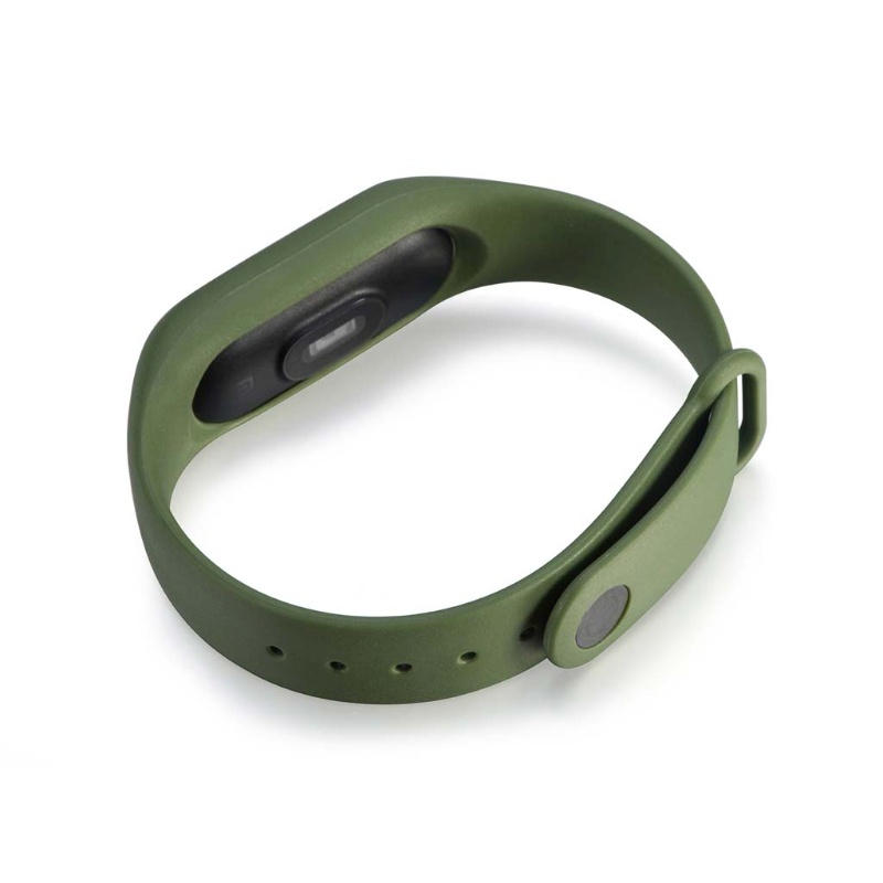 Dây Đeo Silicon Hai Màu Chống Thấm Nước Và Mồ Hôi Thay Thế Cho Vòng Đeo Tay Thông Minh MI Band 2