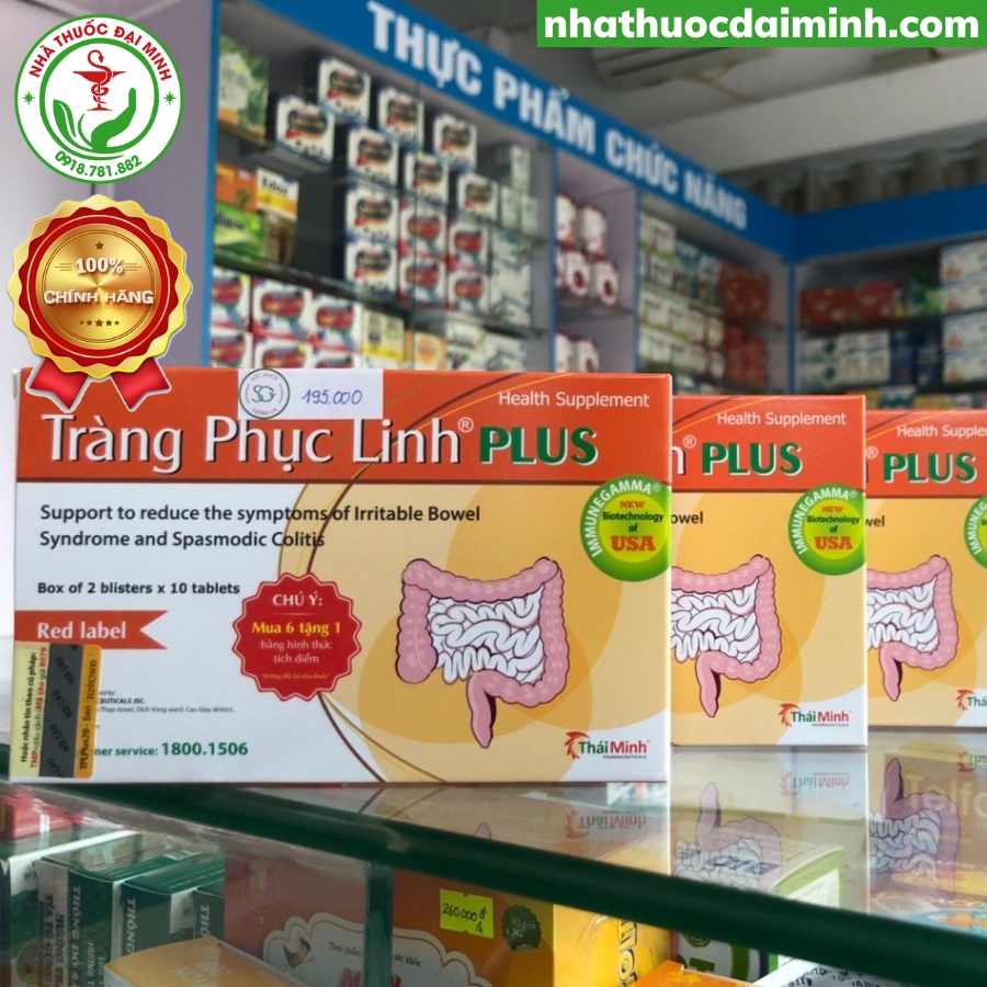 Tràng Phục Linh Plus - Hỗ Trợ Các Bệnh Đại Tràng