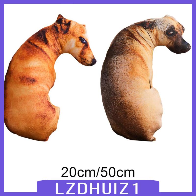 Gối Ôm Nhồi Bông Hình Chú Chó Dễ Thương Cho Người Lớn Và Trẻ Em