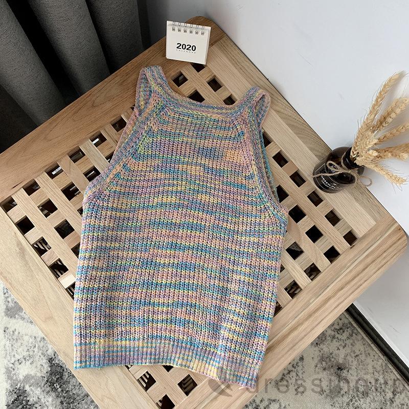 Áo Thun Ba Lỗ Màu Sắc Độc Đáo Cá Tính Cho Nữ