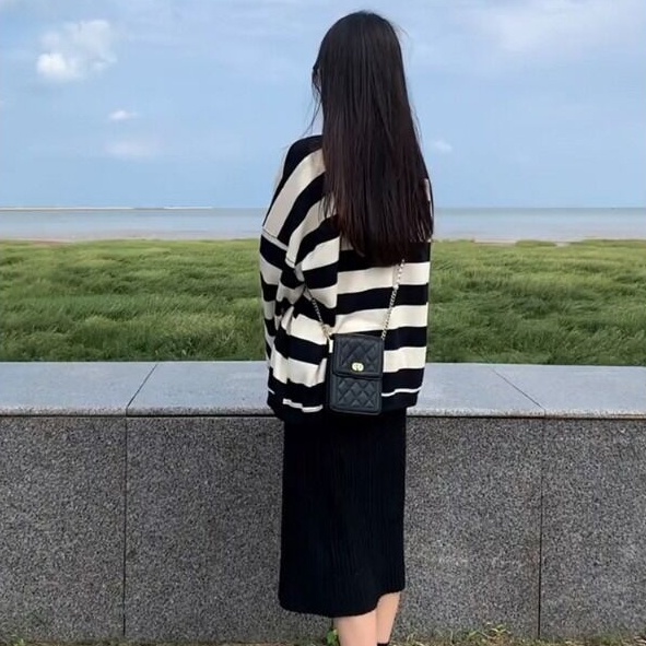 Bộ Áo Hoodie Kẻ Sọc + Quần Thời Trang Cá Tính Cho Nữ