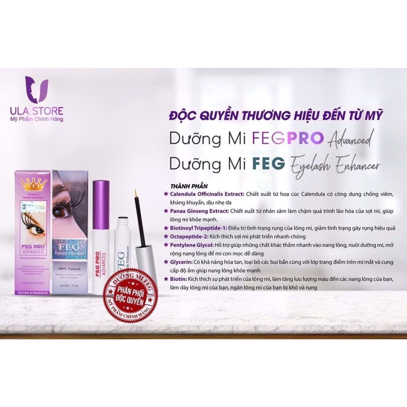 Mọc mi sau 7 ngày FEG ( cam kết hoàn tiền nếu mi ko mọc ) | BigBuy360 - bigbuy360.vn