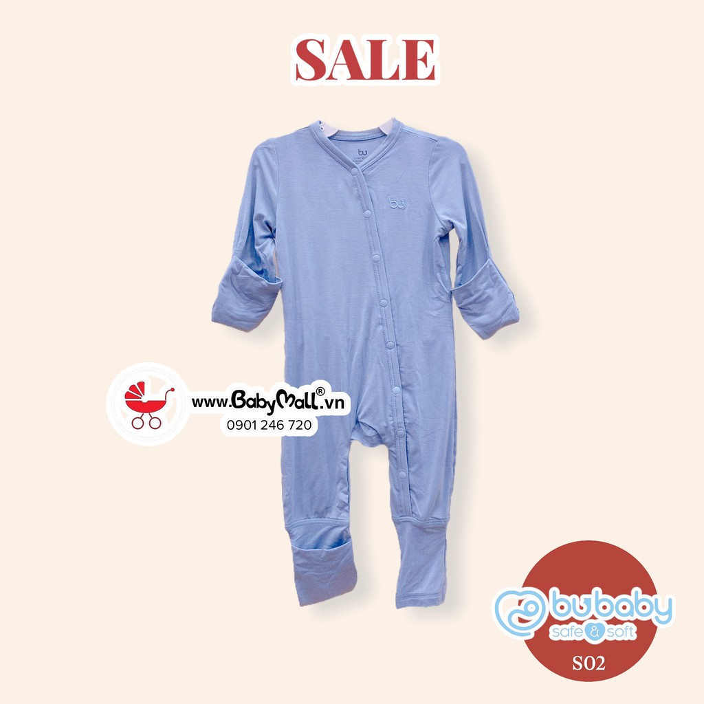 S02 Bodysuit cho bé kèm bao tay chân Bu baby TRƯNG BÀY KHÔNG HỘP