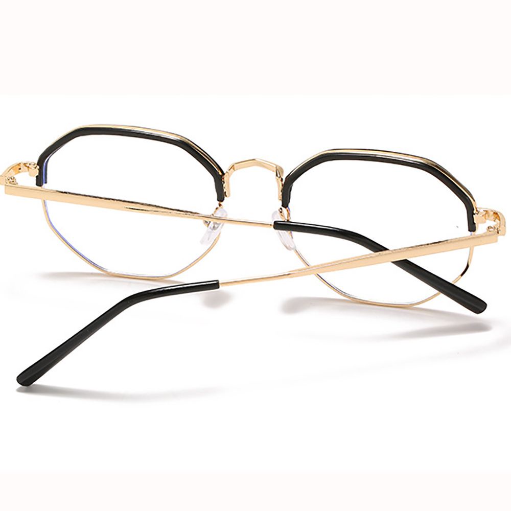 Mắt kính gọng đa giác trong suốt phong cách Hàn Quốc thời trang cho nam và nữ