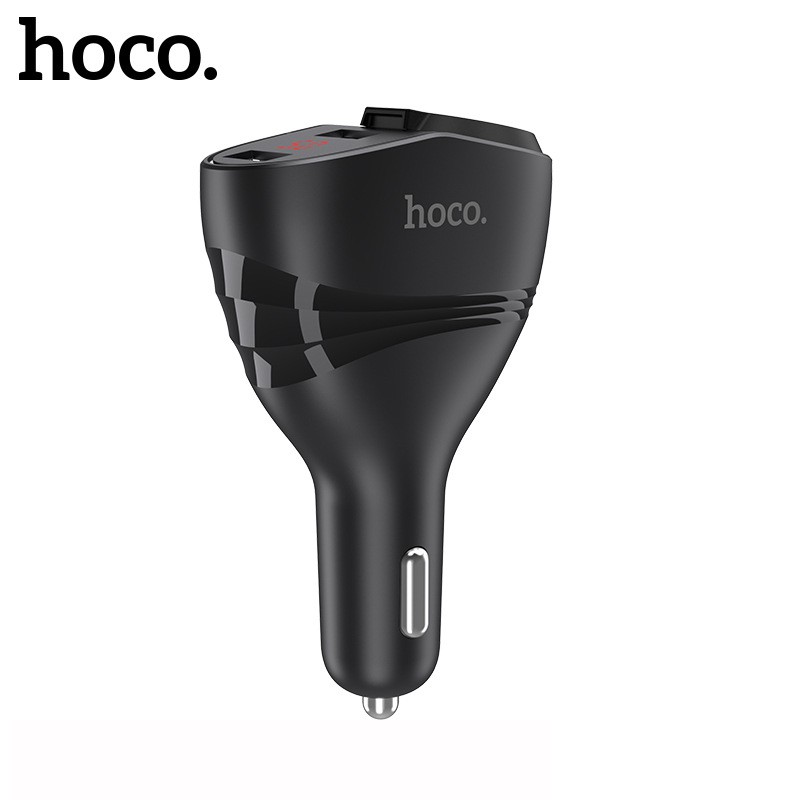 CODHOCO Z34 Cigarette Lighter Car Charger Dual USB Smart LED Digital Display