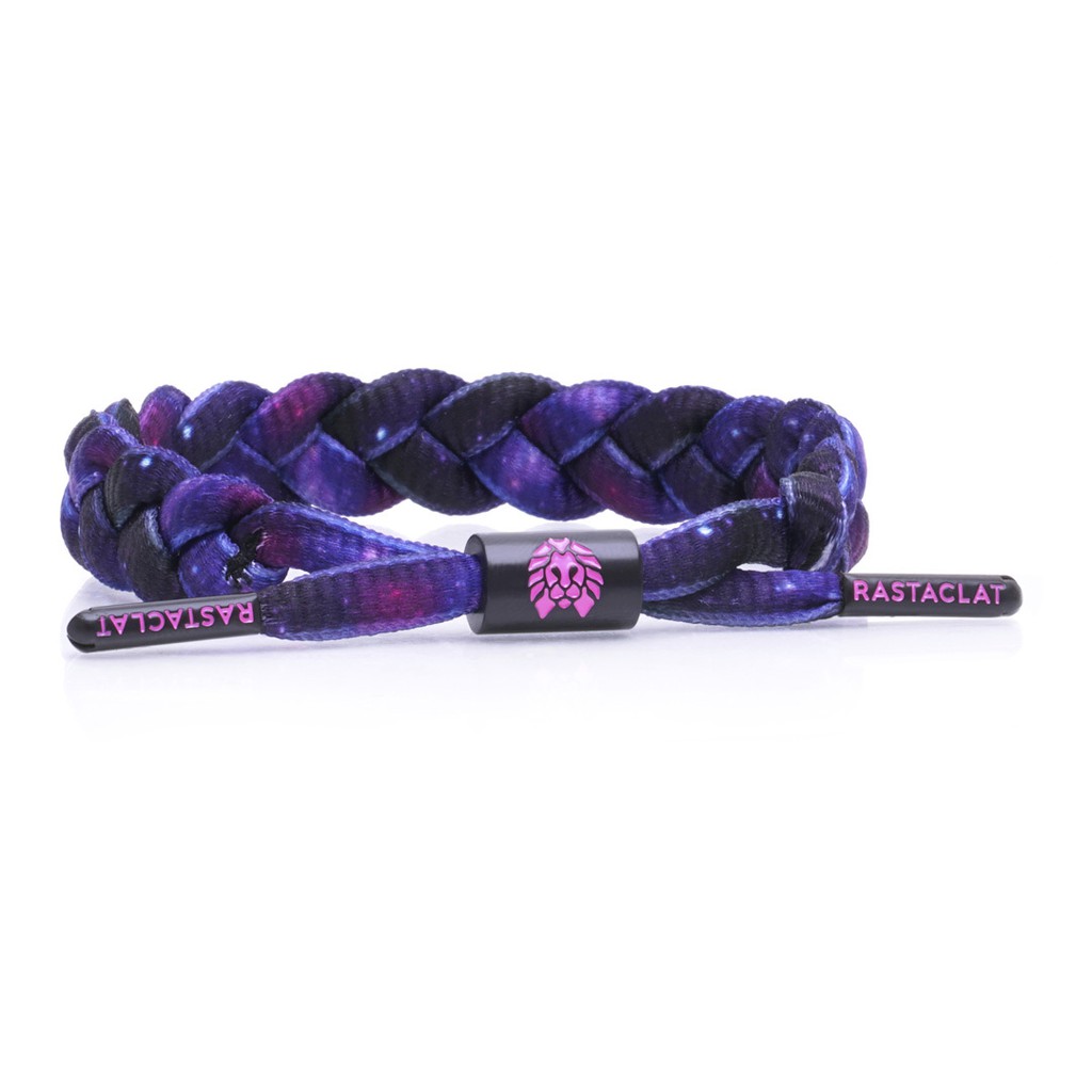 Vòng tay Rastaclat GALAXY dây đan chéo tím galaxy RAS11100007