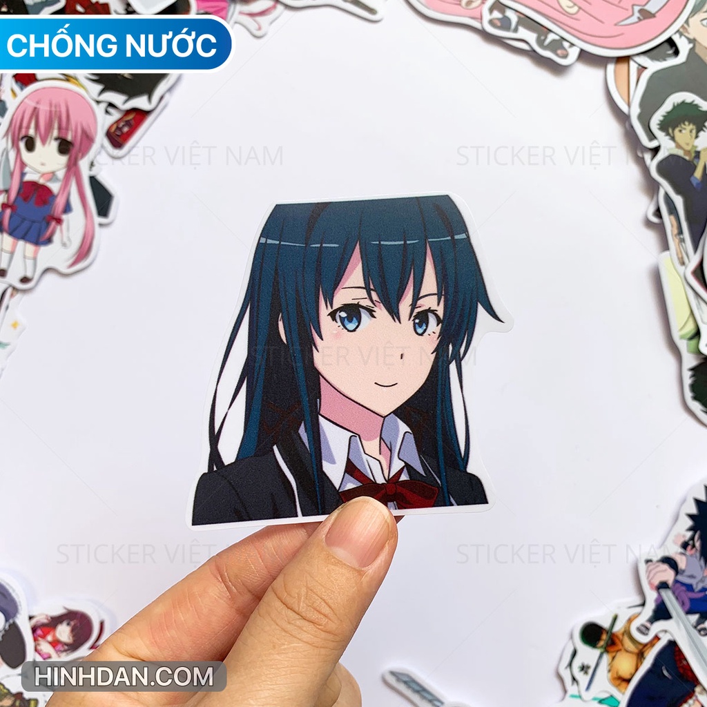 ANIME Sticker - Chủ đề Manga truyện tranh Nhật Bản - Chất liệu PVC chất lượng cao chống nước - Kích thước 4-8cm