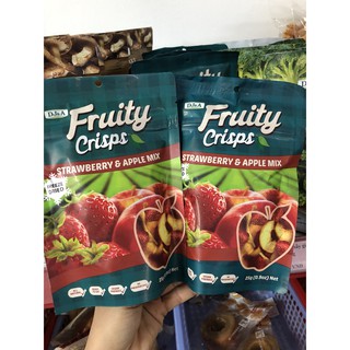 Dâu tây và táo sấy giòn DJ&A 25gr