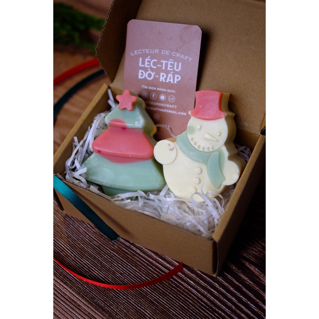 Xà phòng tạo hình Giáng Sinh 60gram giúp dưỡng da phù hợp làm quà tặng Noel | BigBuy360 - bigbuy360.vn