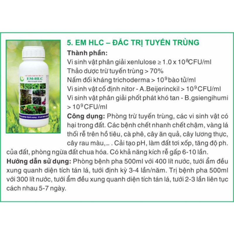 BỘ 3 CHUYÊN XỬ LÝ VÀNG LÁ THỐI RỄ, PHỤC HỒI CÂY HLC