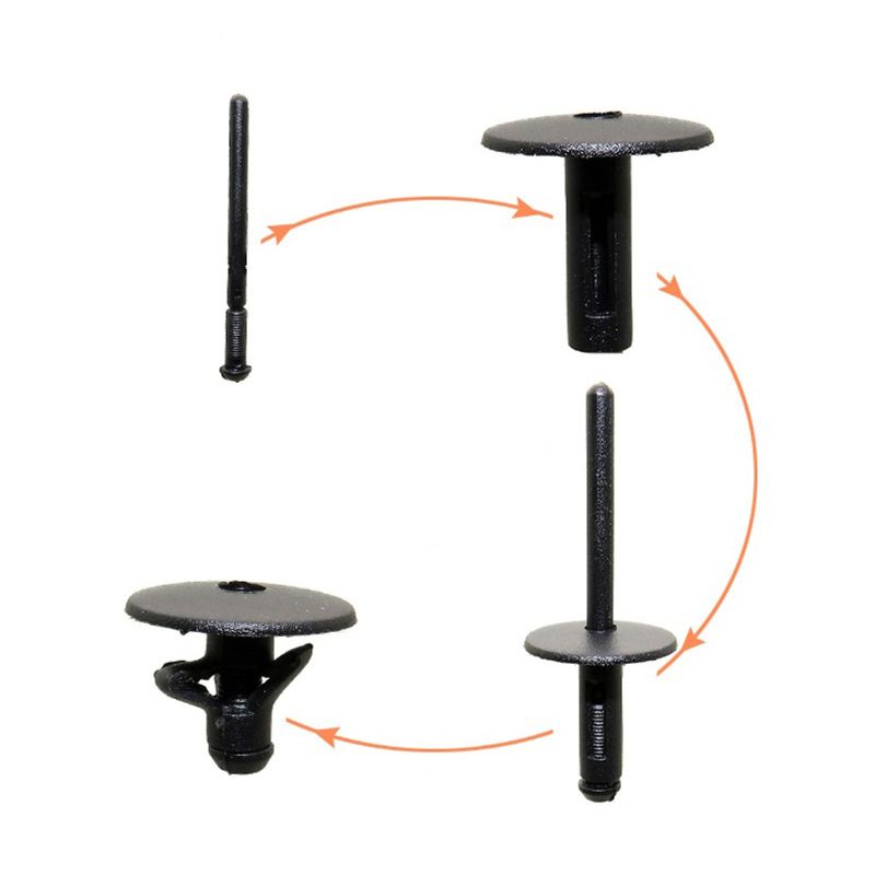 Bộ 100 Kẹp Tháo Gỡ Chốt Cửa Xe Hơi Chuyên Dụng